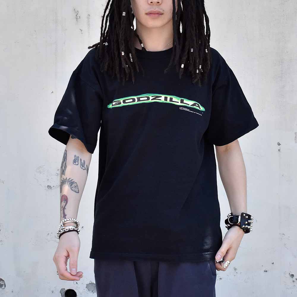 90’s GODZILLA “Size Does Matter” movie Tシャツ USA製 240606H