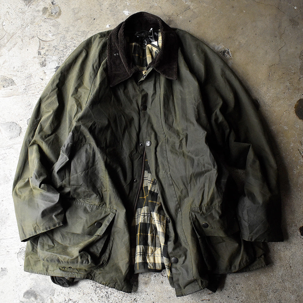 Y2K Barbour “BEAUFORT” QUILTED W/COATライナーセット！ オイルド