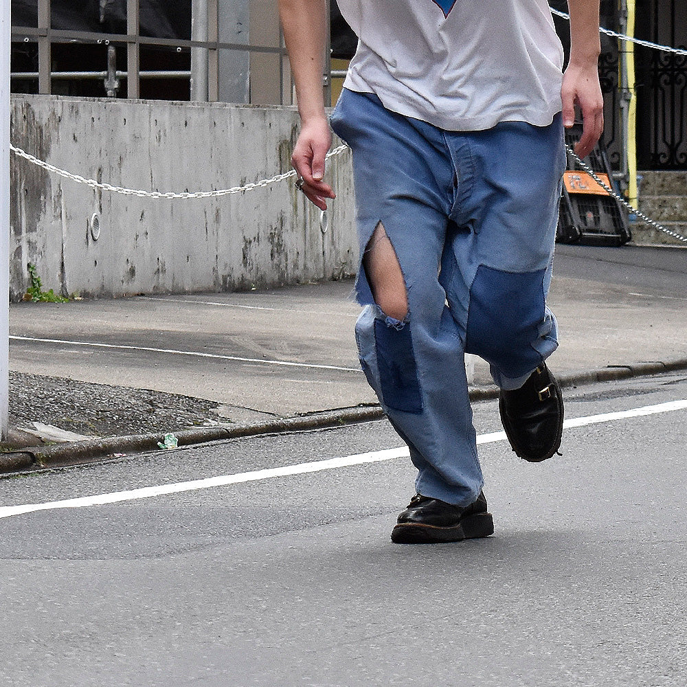 40's~ Le Favori モールスキン フレンチワークパンツ Euro製 240122H