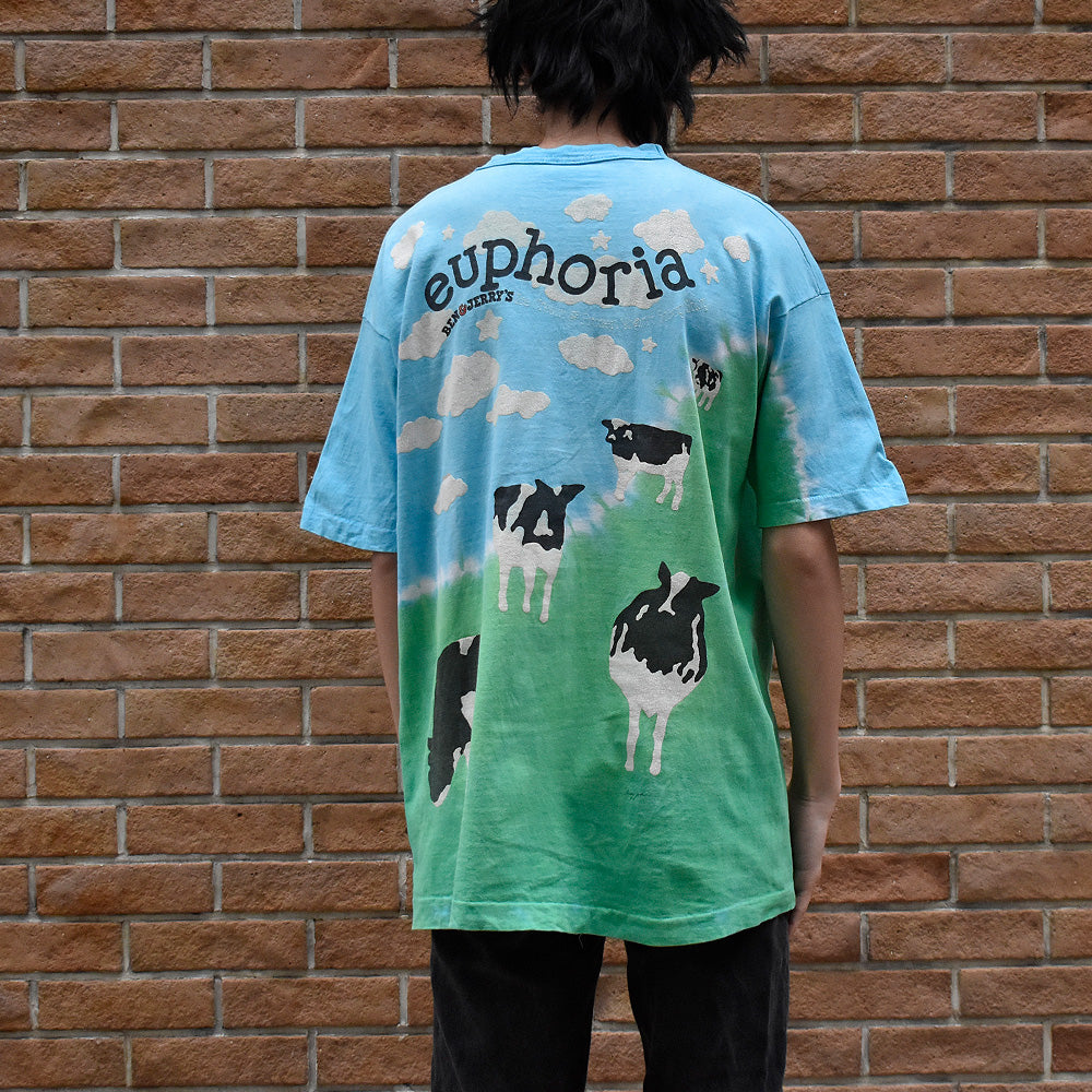90’s LIQUID BLUE “Ben & Jerry's“ AOP Tシャツ USA製 250331H