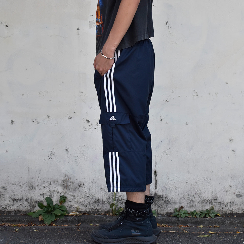 Y2K adidas ナイロン スリークウォーターパンツ 250828H