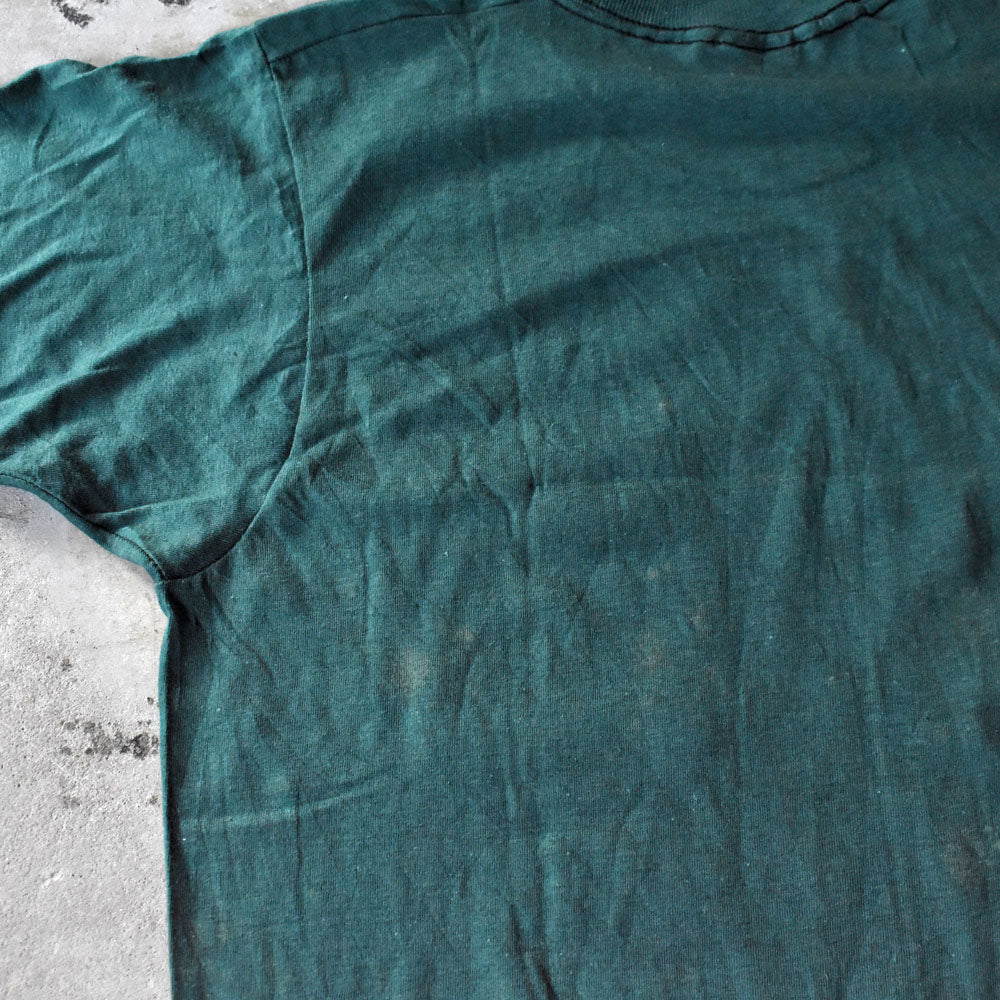 80’s FRUIT OF THE LOOM 無地 ポケット Tシャツ 250926H