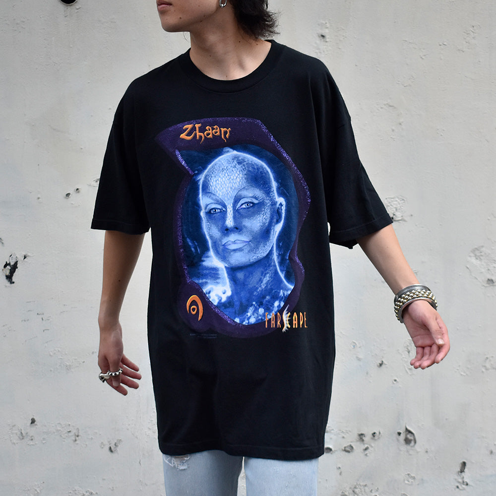 90's Farscape "Pa'u Zotoh Zhaan" SFドラマ Tシャツ 230815H