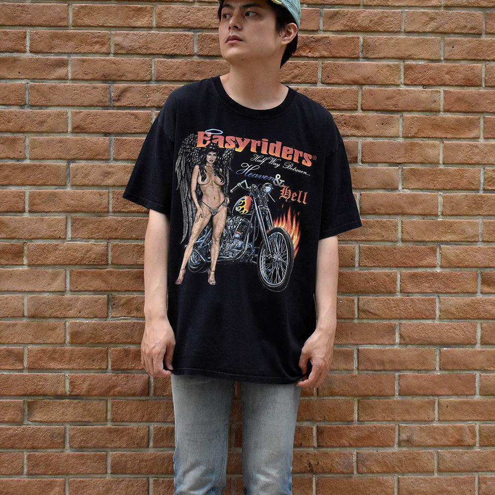 Y2K Easy Riders “Heaven And Hell” Tシャツ 250625H