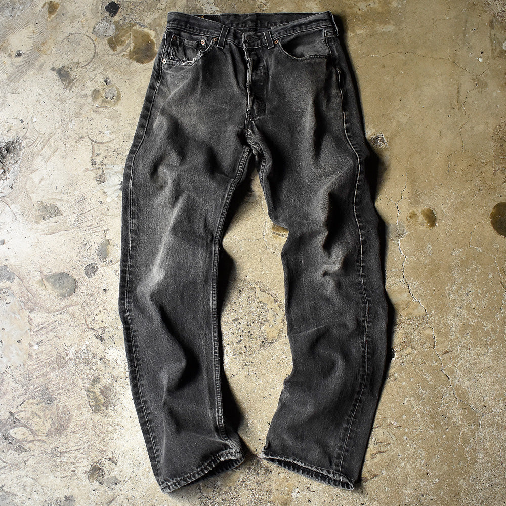 90’s Levi's 501 ブラック デニムパンツ USA製 241202H