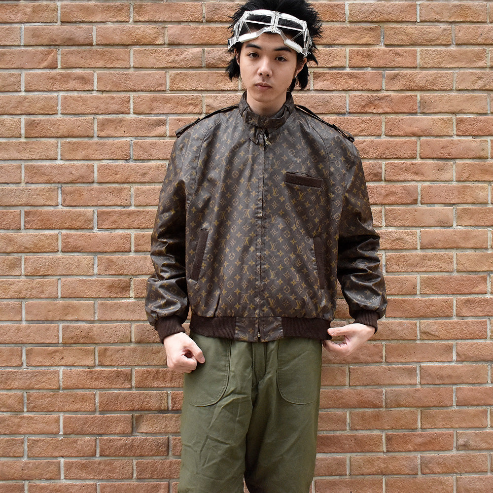80's ブートレグ LOUIS VUITTON モノグラム柄ジャケット 250106H