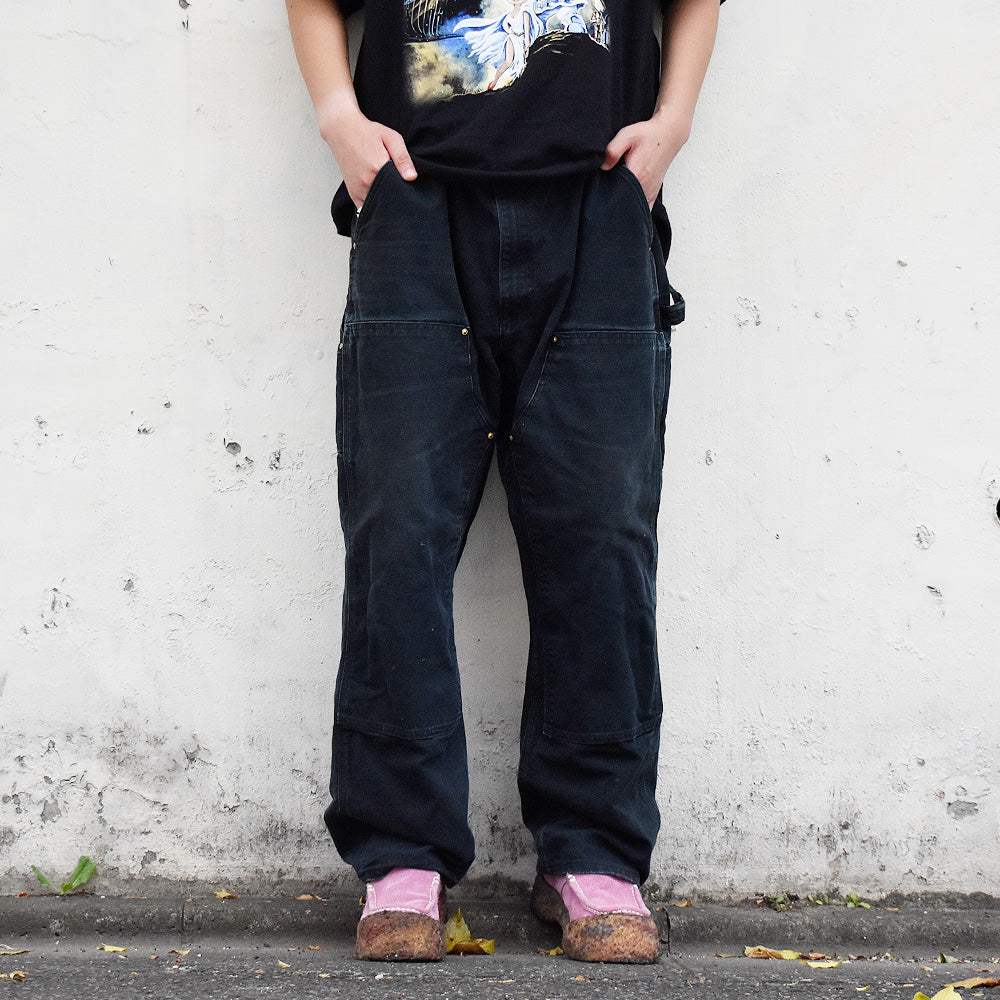 Carhartt ブラック! ダブルニー ダック ペインターパンツ USA製 240914H