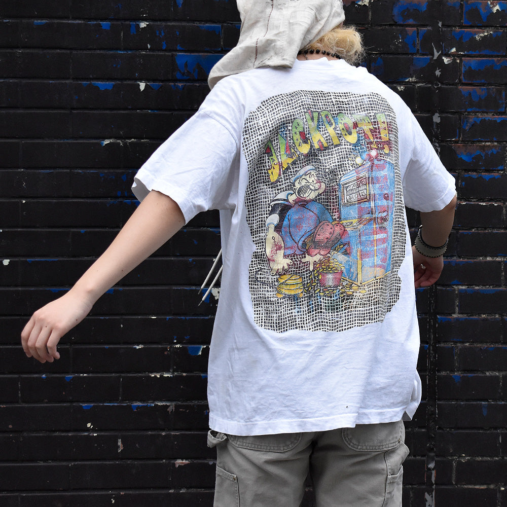 90's POPEYE “JACKPOT“ Pocket Tシャツ USA製 240807H