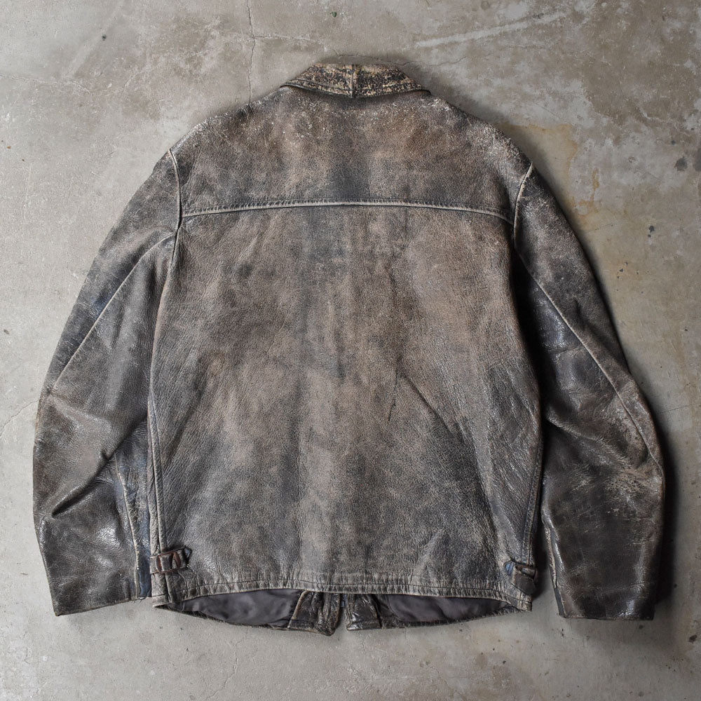 90’s グランジフェード レザージャケット 251028H