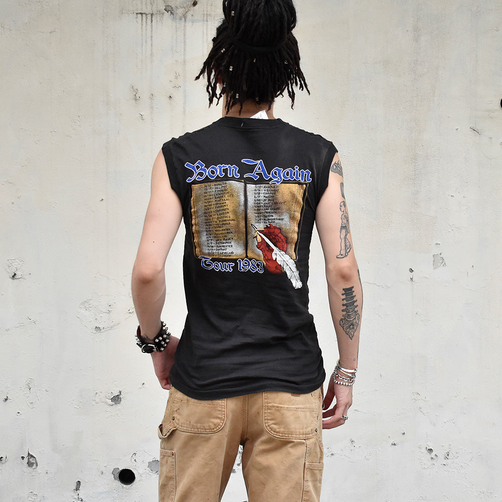 80's BLACK SABBATH “Born Again” Tour ショートスリーブTシャツ 240815H
