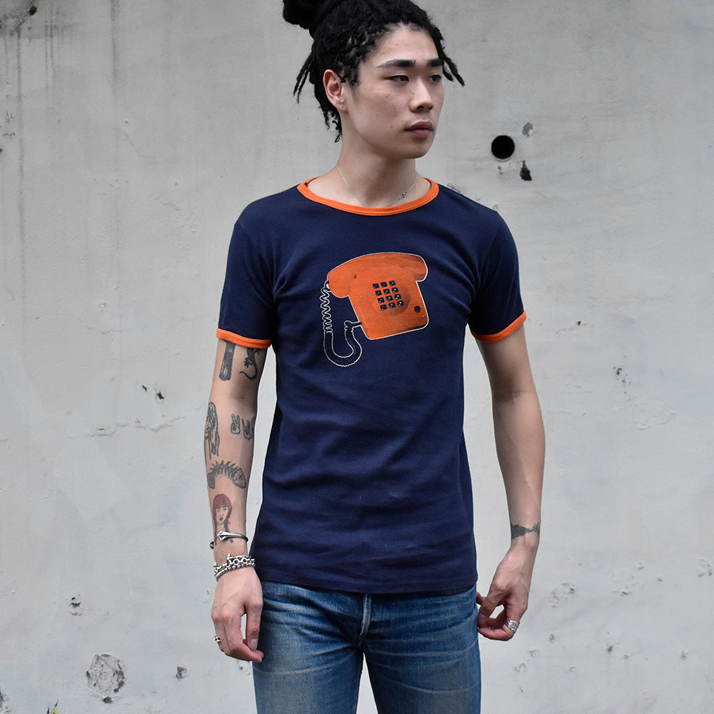 90's Menswe@r “I'll Manage Somehow” リンガーTシャツ 240807HYY