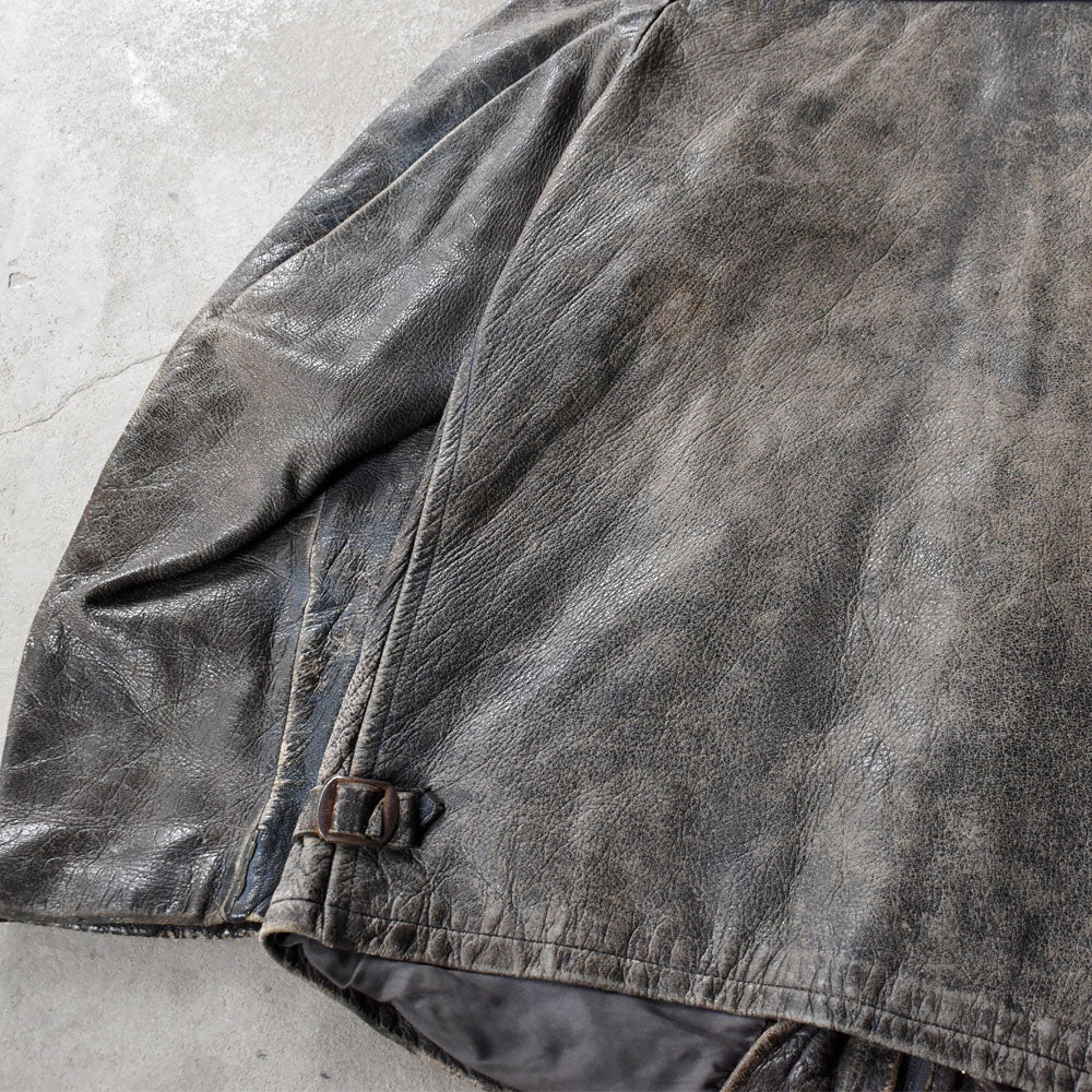 90’s グランジフェード レザージャケット 251028H