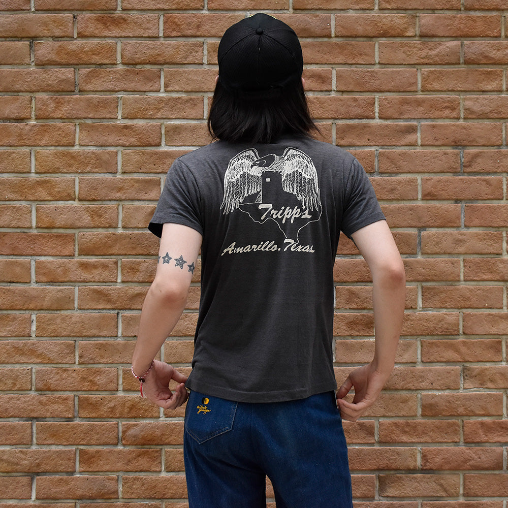 80's Harley Davidson "HERE'S TO THE SOUTH" 3D EMBLEM Tシャツ 240718H