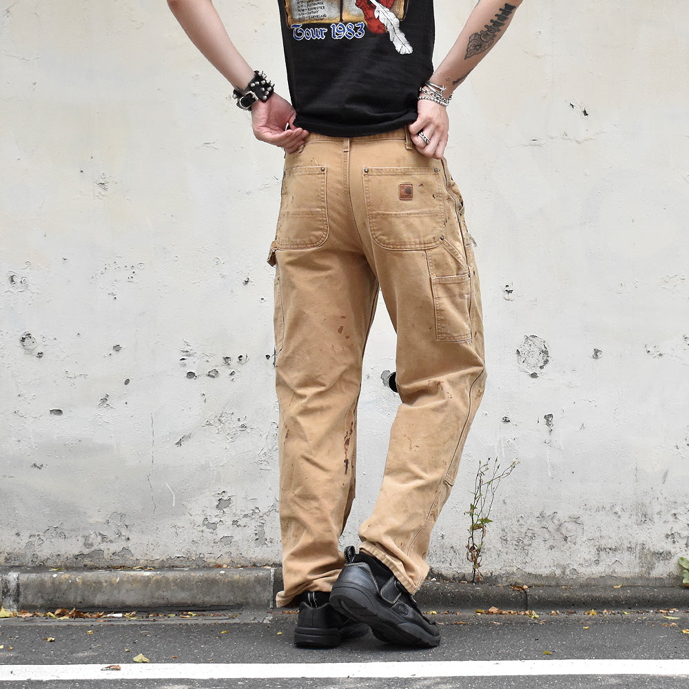 Y2K Carhartt ダメージ! ダブルニー ダック ペインターパンツ 240815Hす