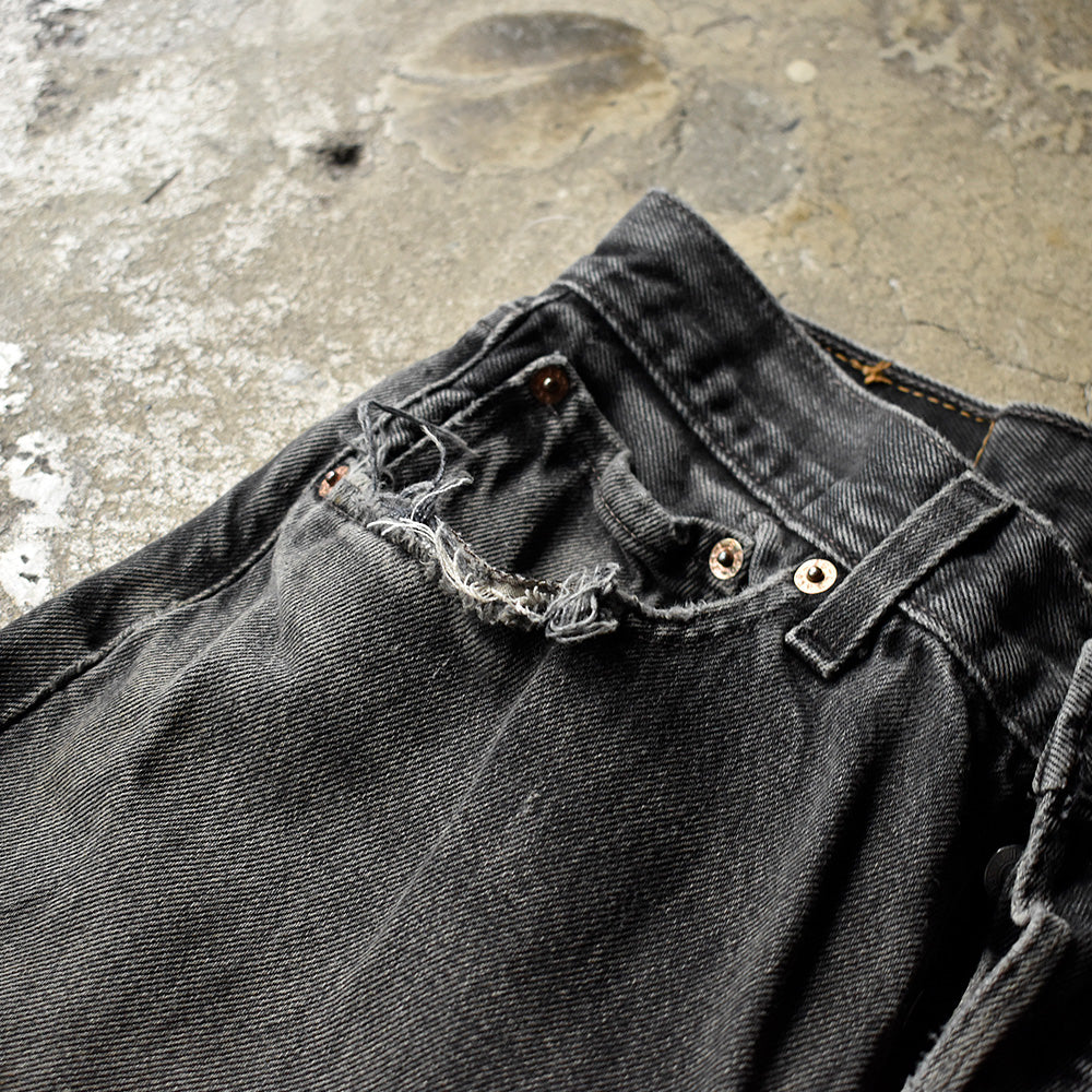 90’s Levi's 501 ブラック デニムパンツ USA製 241202H