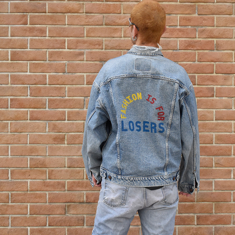 90's Levi's 70507 “Fashion is for losers” デニムジャケット USA製 250407H