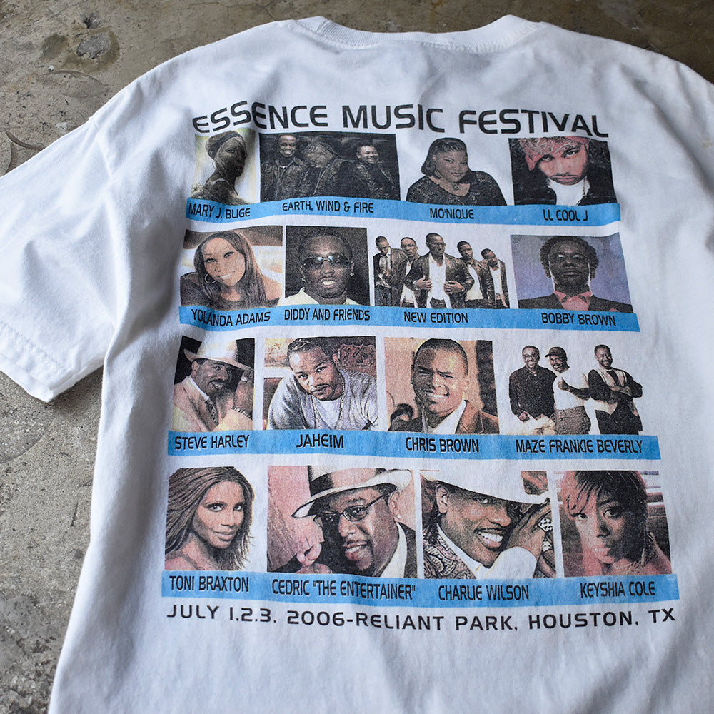 Y2K Essence Music Festival “2006 IN HOUSTON, TX ” ブラックミュージック フェス Tシャツ 240622H