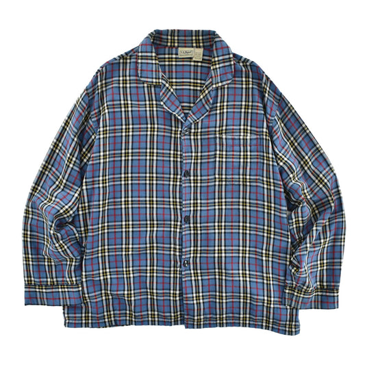 Y2K L.L.Bean タータンチェック パジャマシャツ 260717H