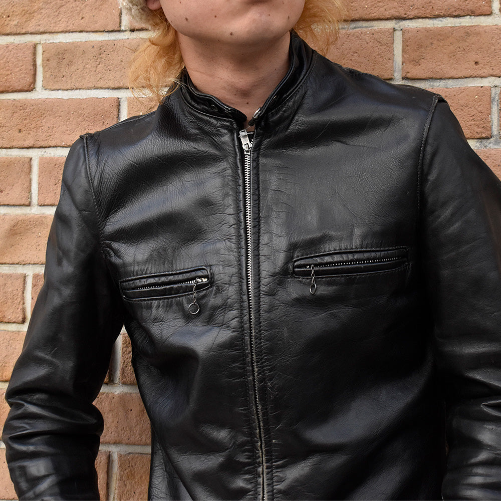 60's~ Brooks Leather Sportswear シングル レザージャケット 240210H