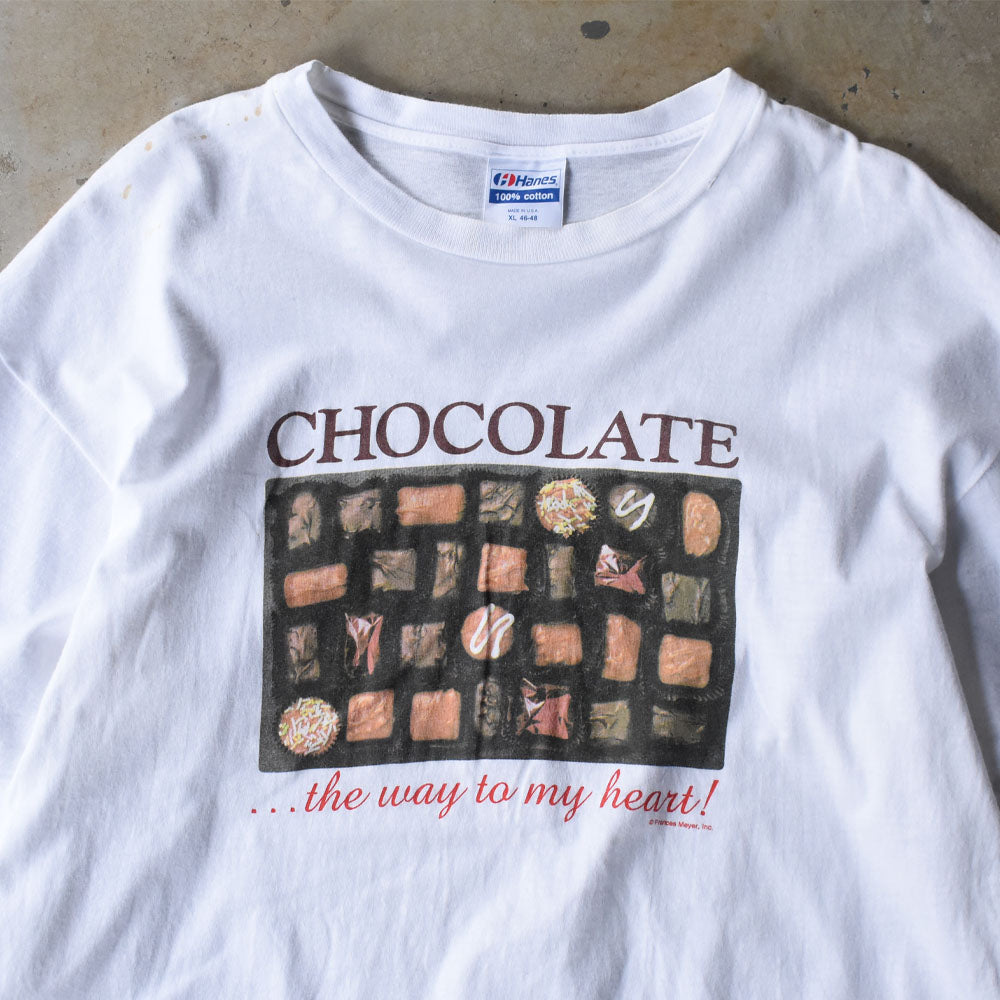 90’s Hanes “CHOCOLATE” 企業 Tシャツ 250612