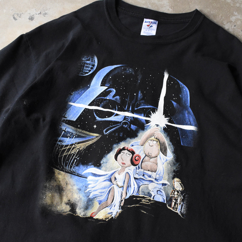 Y2K Family Guy “STAR WARS”パロディ アニメ Tシャツ 250526