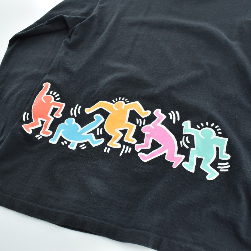 90's Keith Haring "Dancing Figures" ロンT 260213H
