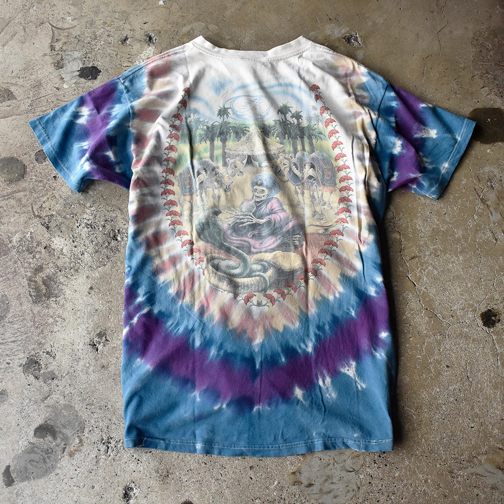 Y2K LIQUID BLUE Grateful Dead “Skull snake charmer” タイダイTシャツ 250501H