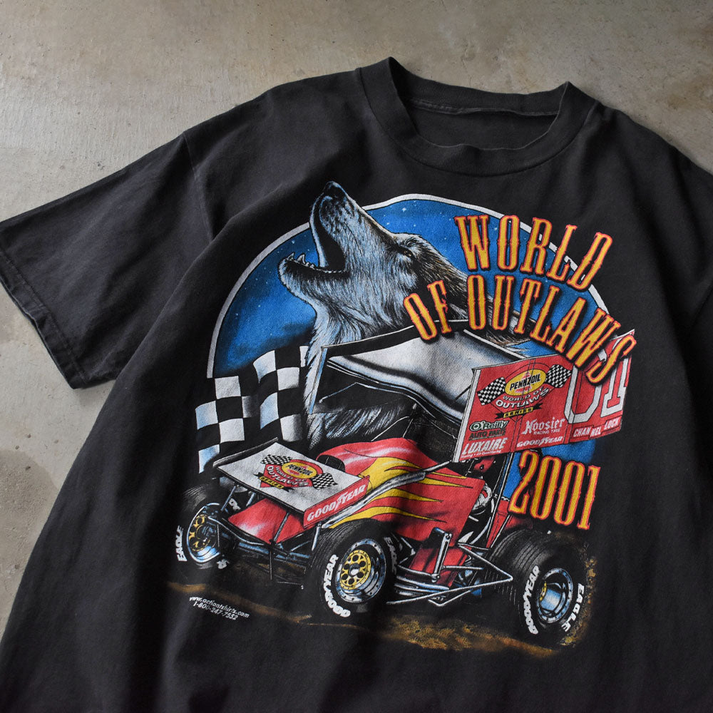 Y2K “WORLD OF OUTLAWS” レーシングTシャツ 250609