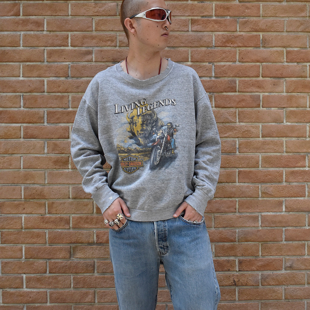 90's Harley-Davidson “LIVING LEGENDS” スウェット 250704H