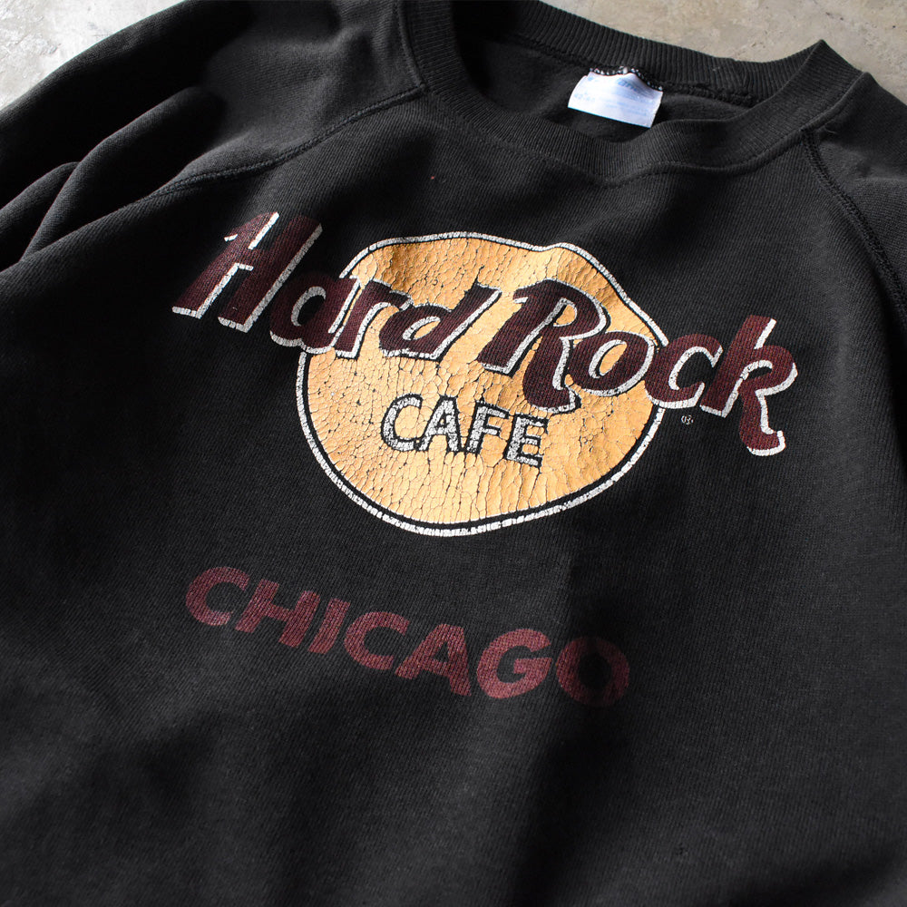 90’s Hard Rock Cafe “CHICAGO” ロゴ スウェット USA製 250410
