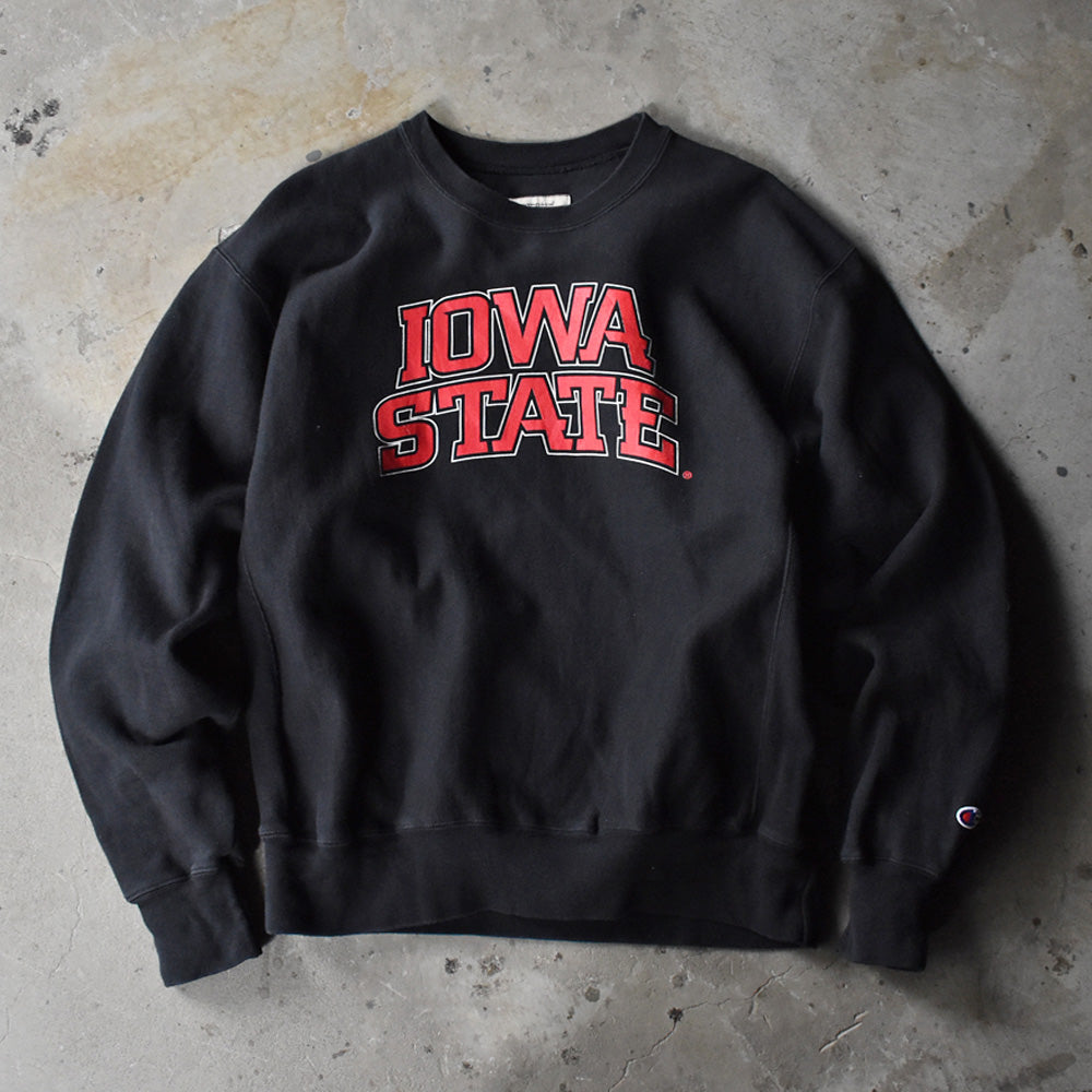 Champion “ IOWA STATE” 両面プリント RWスウェット 231004