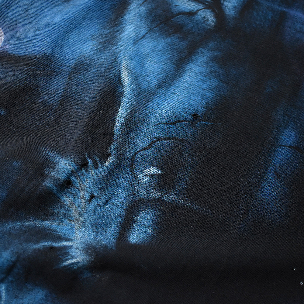 Y2K LIQUID BLUE “wolf” AOP! アニマル Tシャツ 230524H