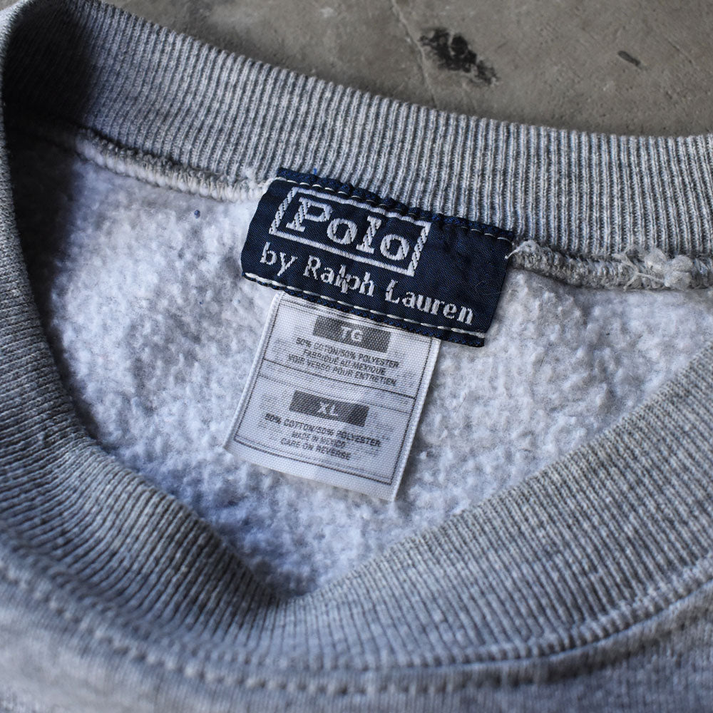 90's ブートレグ Polo Ralph Lauren ロゴ刺繍 スウェット 230920