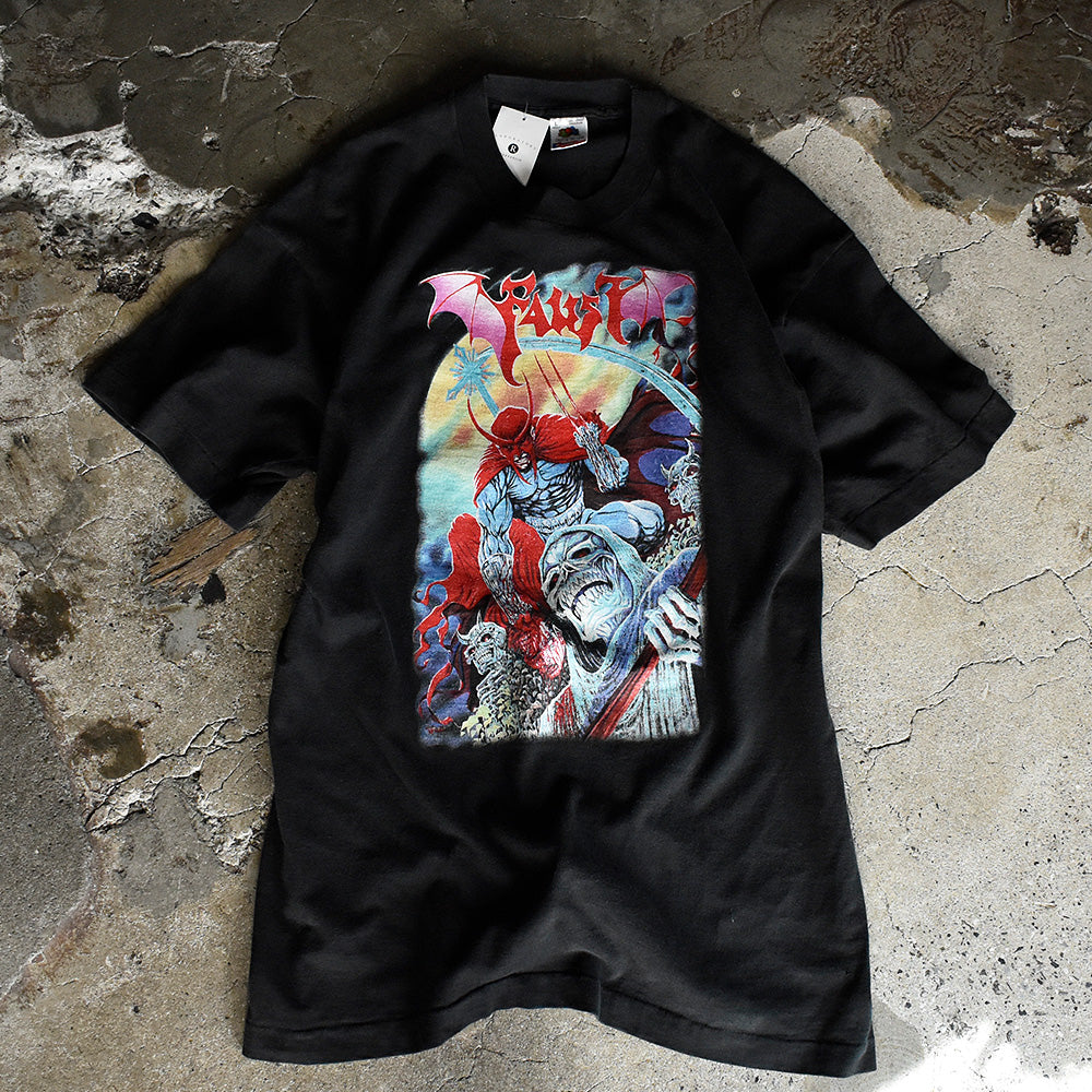 90's Faust/ファウスト US comics Tee USA製 230902H
