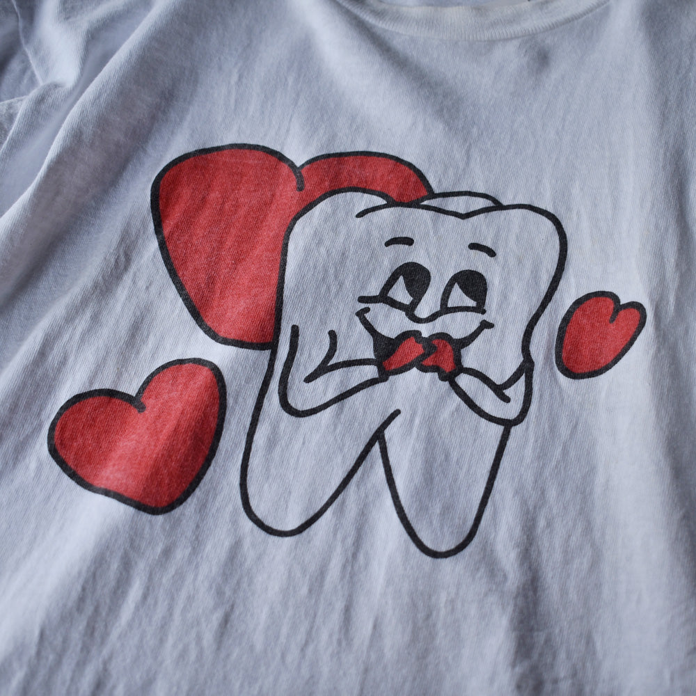 90's カワイイ 歯 プリント Tシャツ USA製 230521