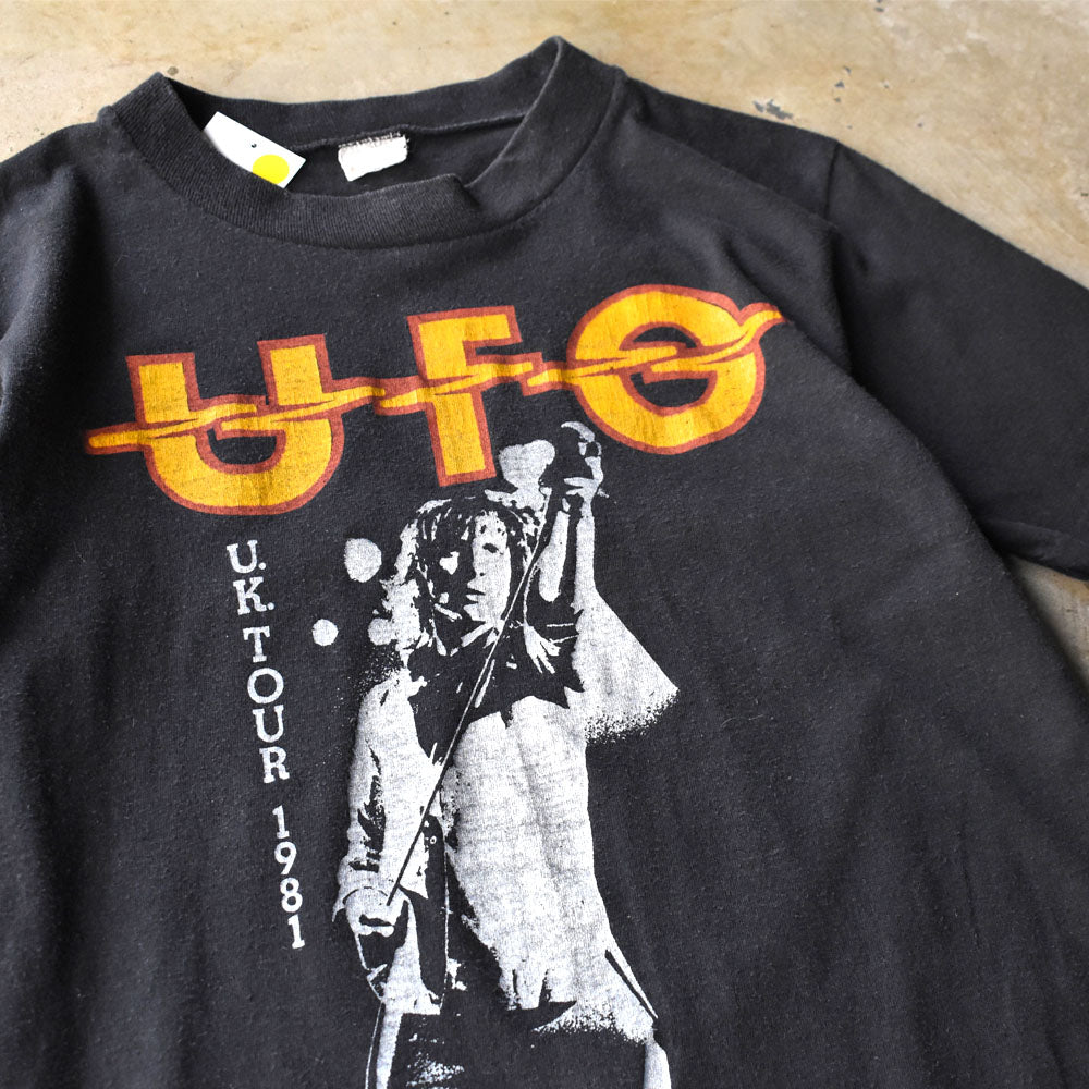 80's UFO “U.K. TOUR 1981” バンド ロックTシャツ 251024H – LABORATORY®