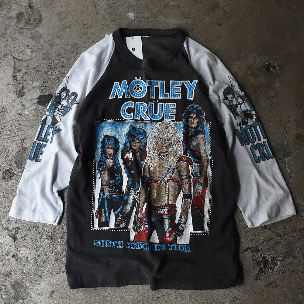 80's Mötley Crüe/モトリー・クルー "North American Tour" 袖プリント! Raglan sleeve Tee 230705H