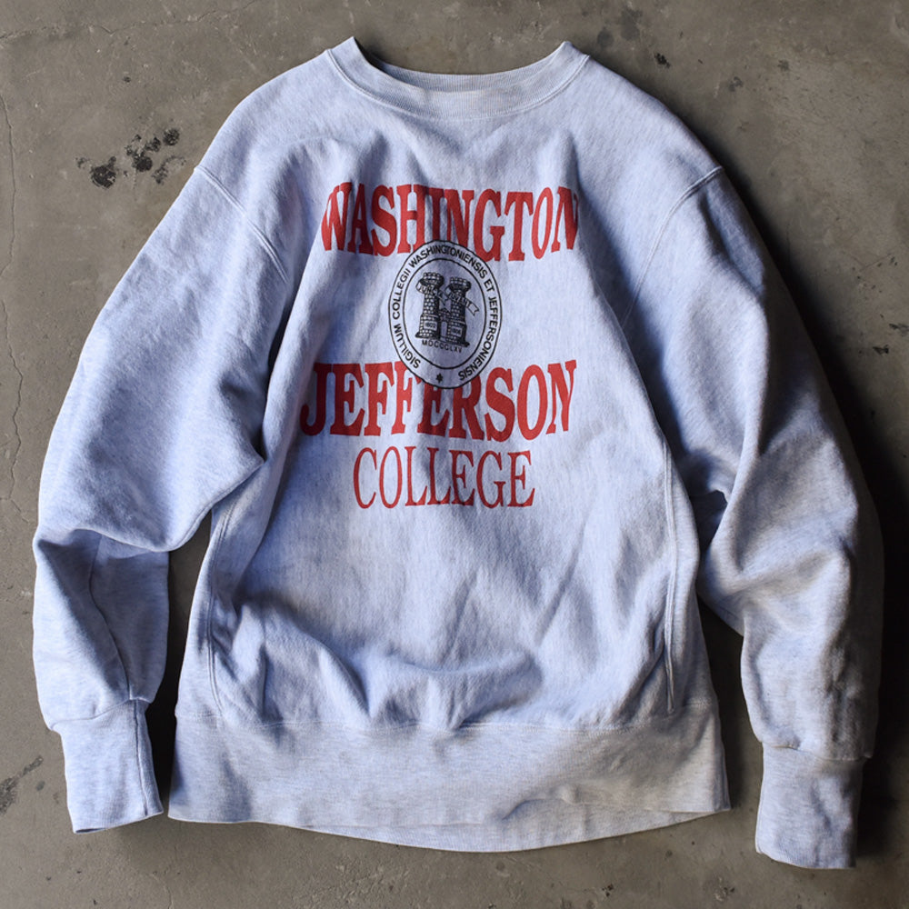 90's GENUS “Washington & Jefferson College” リバースタイプ スウェット USA製 231008