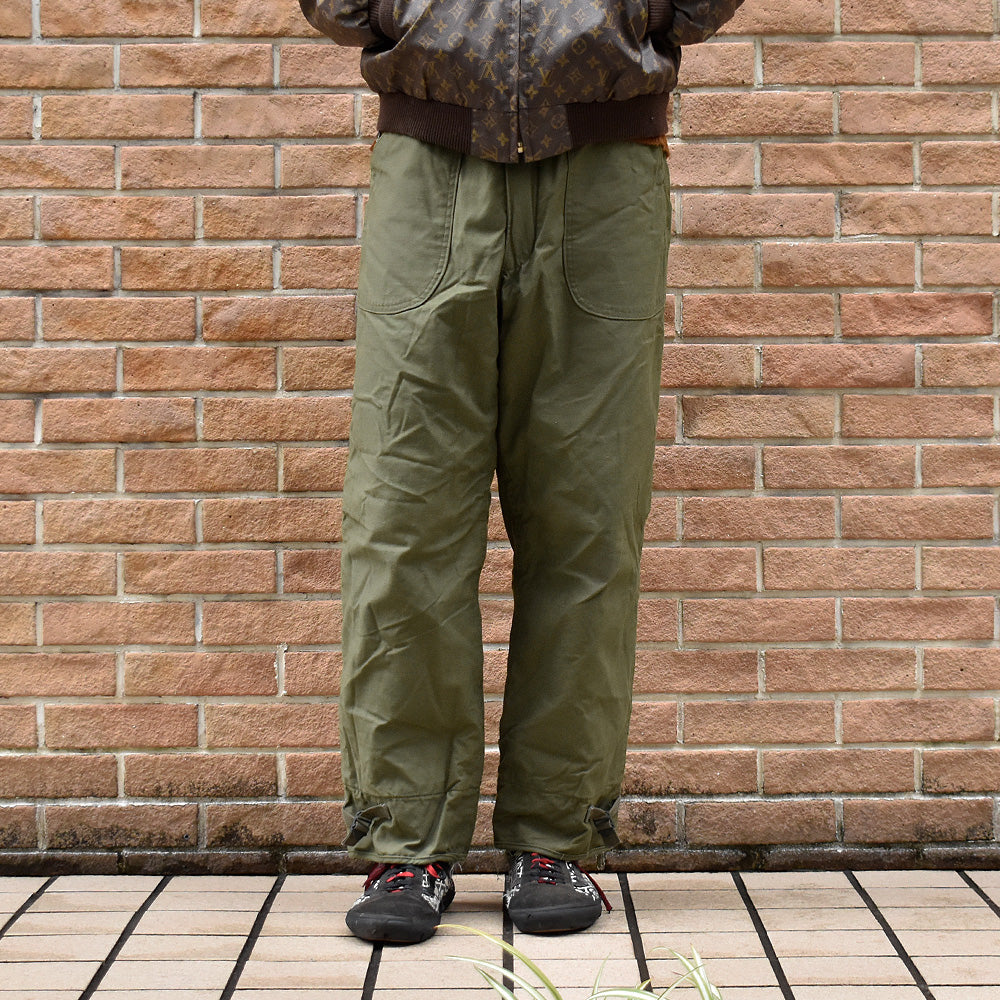 '85 ALPHA INDUSTRIES.INC. "U.S.NAVY"ステンシル! A-2 デッキパンツ 250106H