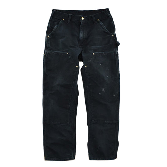 Y2K Carhartt ダブルニー ダックペインターパンツ 黒 USA製260908H