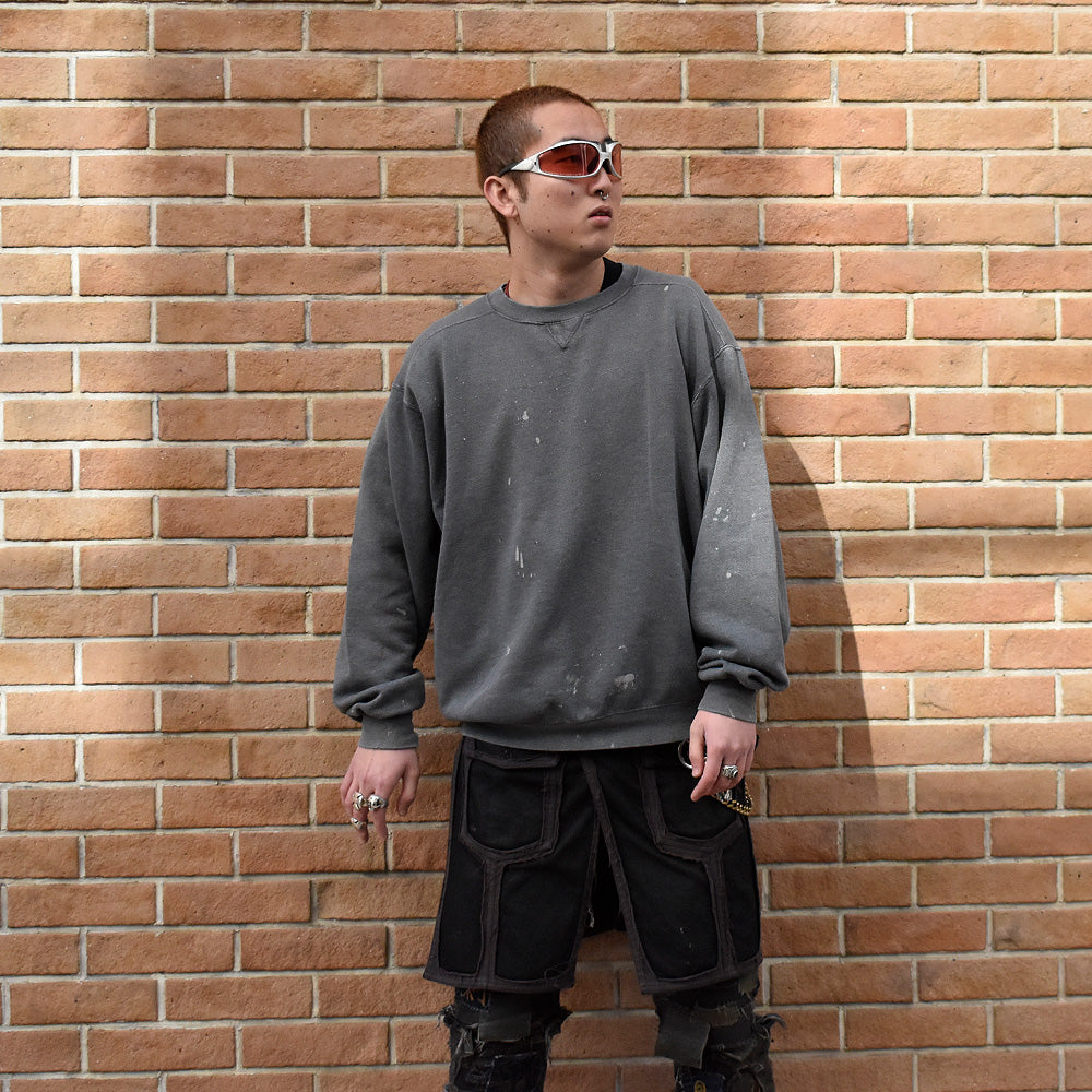 90's~ ブリーチ!ペンキ! PROSPIRIT セットインスリーブ スウェット USA製 250110H