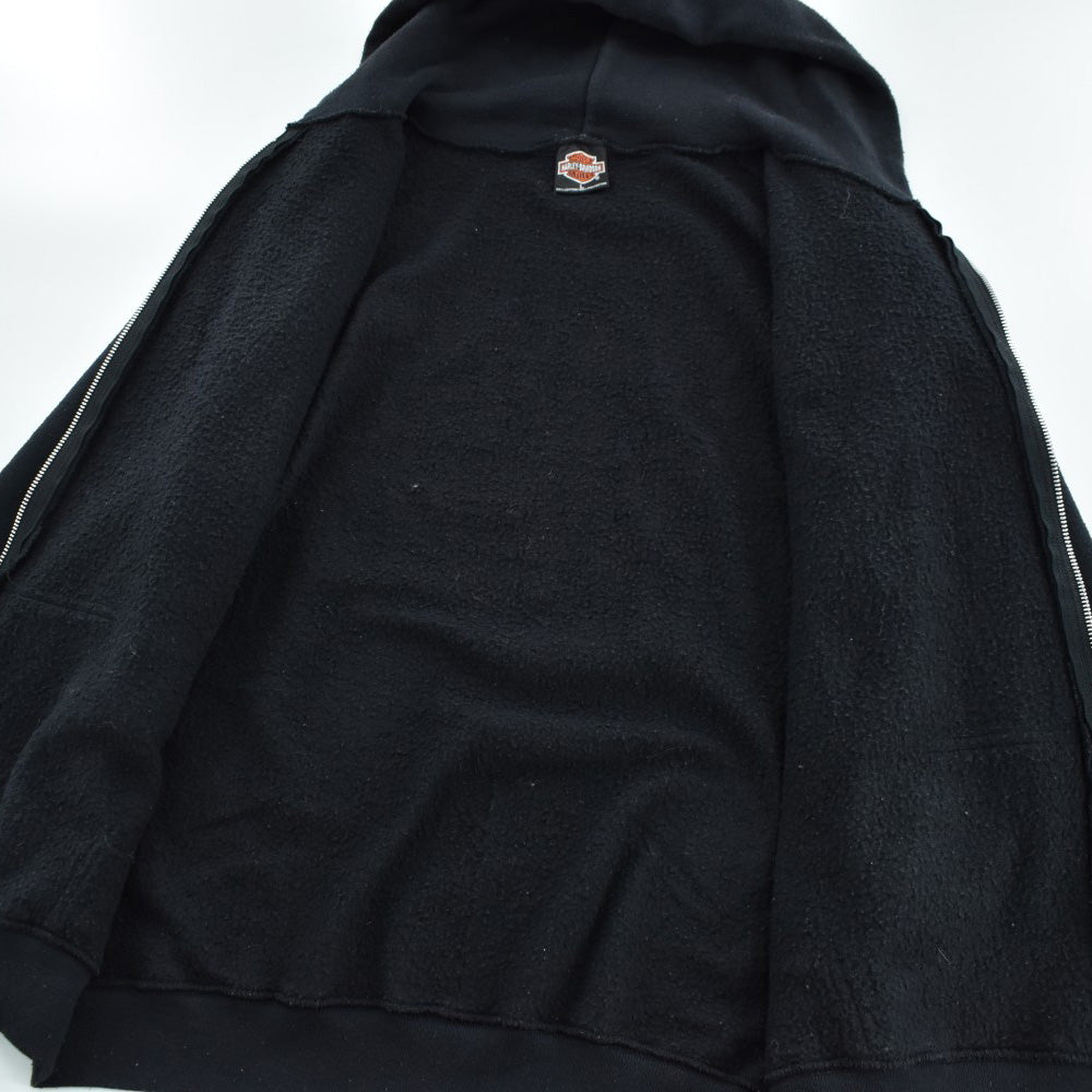 90's Harley-Davidson "Cycle Stop" イーグル ジップパーカー 260612H