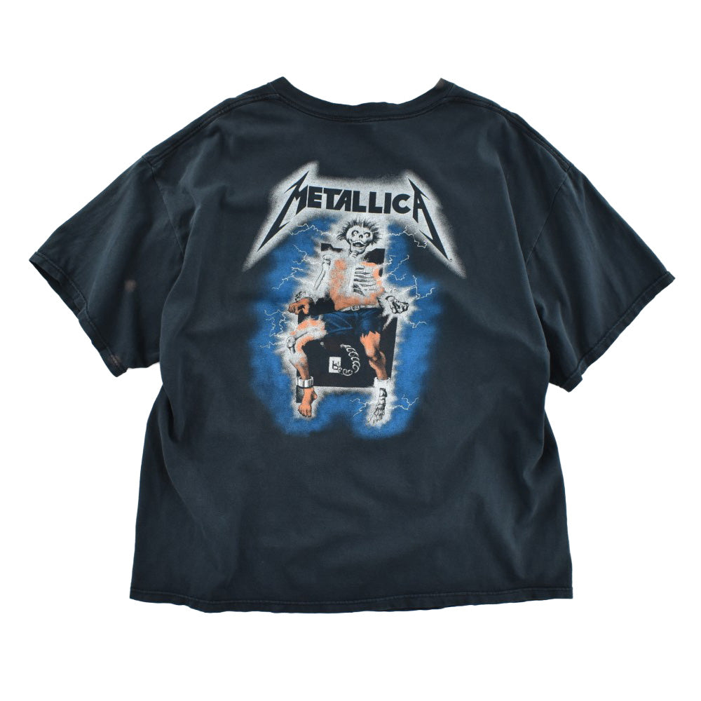 Y2K Metallica "Ride the Lightning" スラッシュメタル ロックTシャツ 260728H