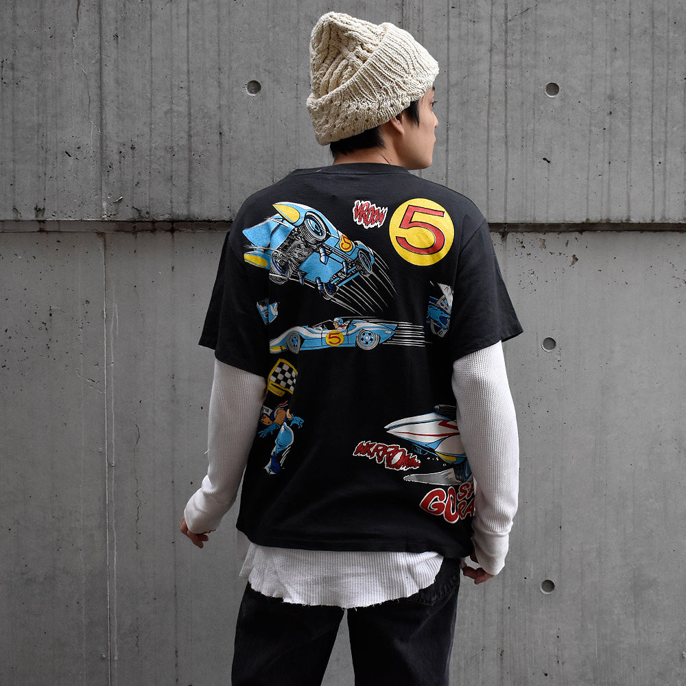 90’s Speed Racer “マッハGoGoGo” マルチプリント!Tシャツ USA製 241120H