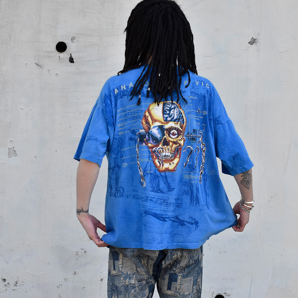 90's AOP! MEGADETH “ANATOMY OF VIC” Tシャツ 240416H