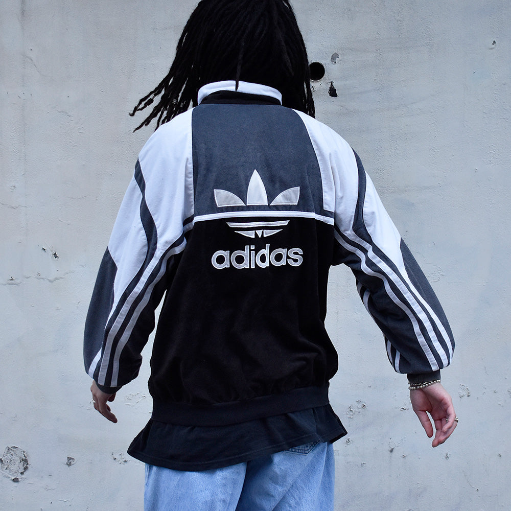 80's adidas トレフォイルロゴ! トラックジャケット 240502H