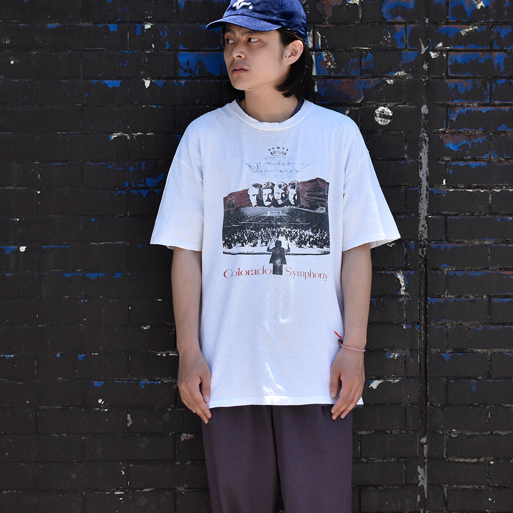 90's The Moody Blues “COLORADO SYMPHONY Musical Experience RED ROCKS” ロック Tシャツ 240626H