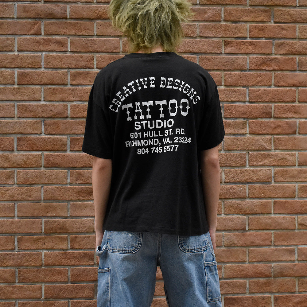 90's J.D. Crowe “My Mom's Gonna Kill Me“ Tattoo Art Tシャツ USA製 250526H