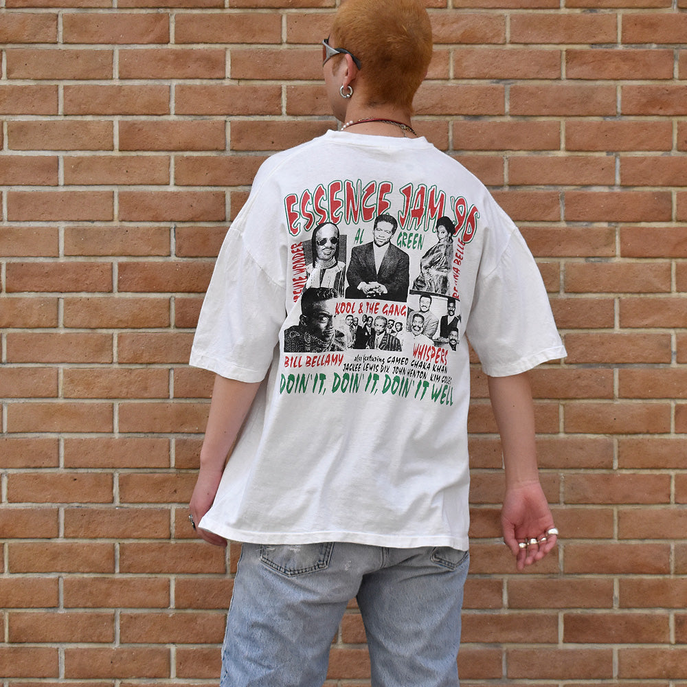 90's “Essence Music Festival 1996” TLC/R. Kelly/Stevie Wonder etc Tシャツ 250407H