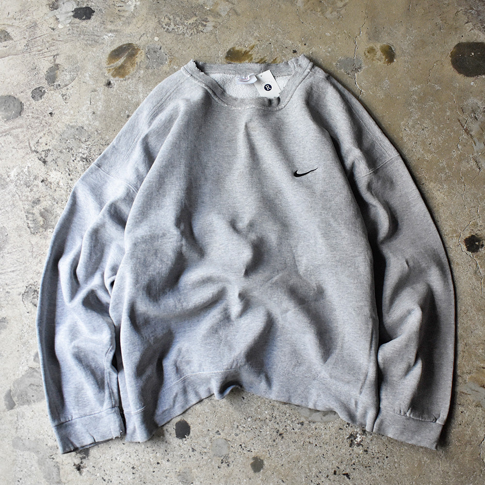 90's NIKE swoosh logo刺繍 スウェット USA製 240211H